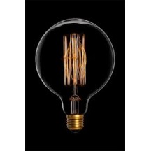 Żarówka węglowa Edisona GLOBE 126mm