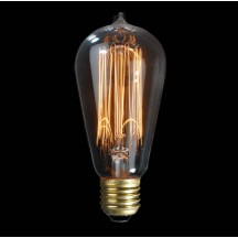 Żarówka węglowa Edisona RETRO